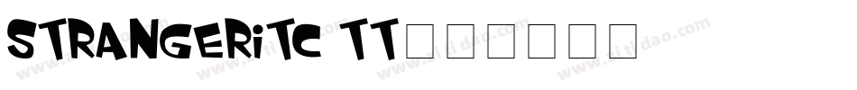 StrangerITC TT字体转换